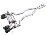 AWE SwitchPath Catback Exhaust for BMW G8X M3/M4 - Chrome Silver Tips - Primary